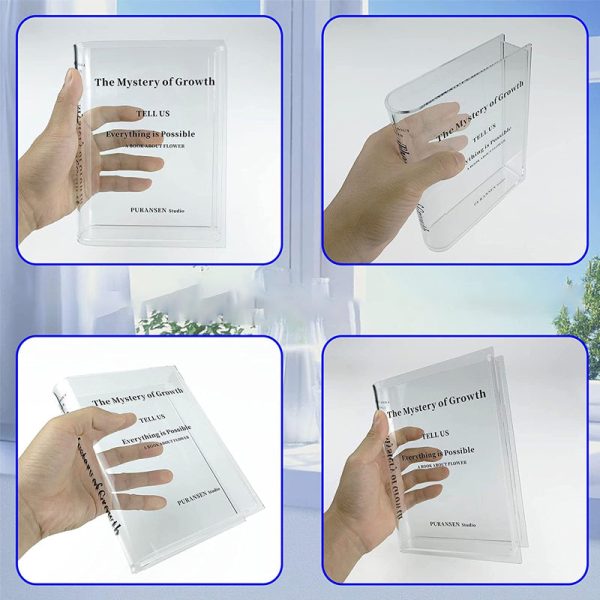 Acrylvase in Buchform™ - Auffälliges Herzstück