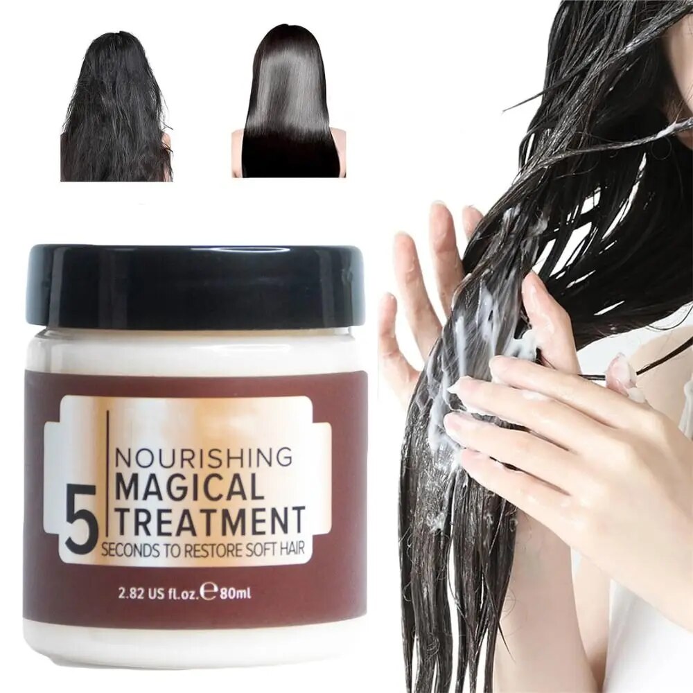 1+1 GRATIS | InstantSilk 5™ Haarmaske – Verwandeln Sie trockenes, krauses Haar sofort in seidig-schöne Pracht