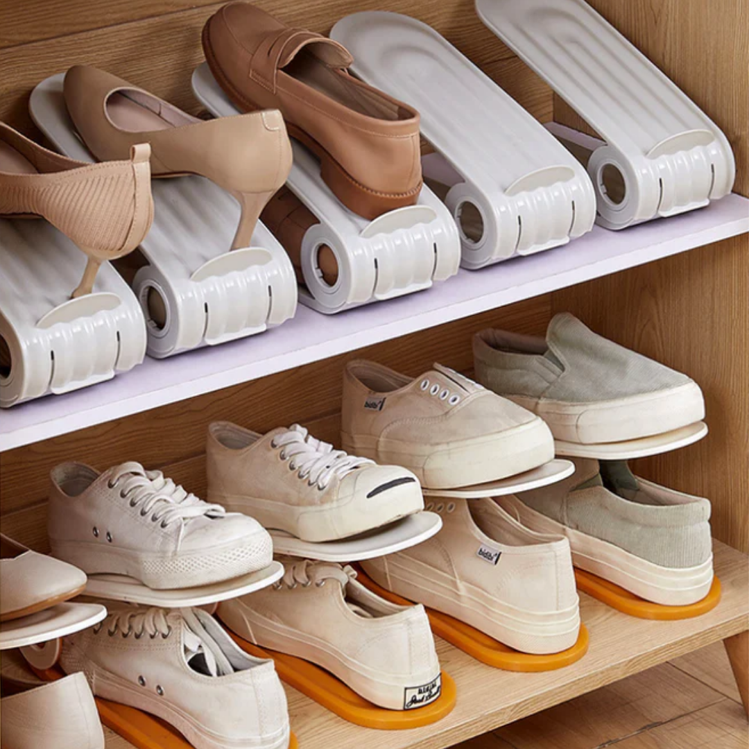 2+2 GRATIS | Stacker™ - Doppellagiges Schuhregal