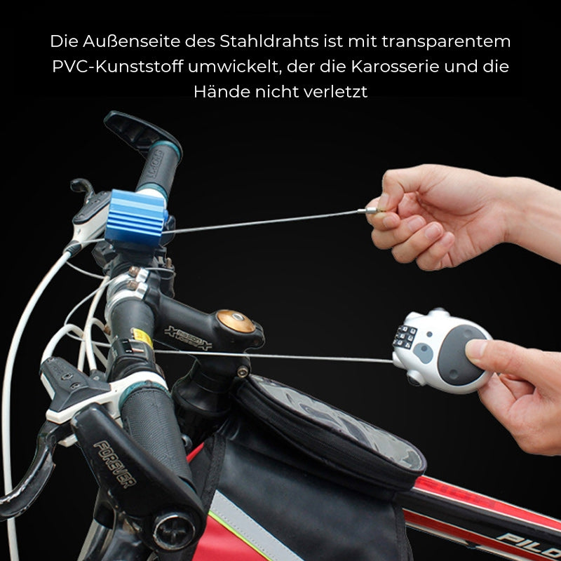 1+1 GRATIS | FlexiLock™ Tragbares Anti-Diebstahl-Teleskop-Drahtschloss