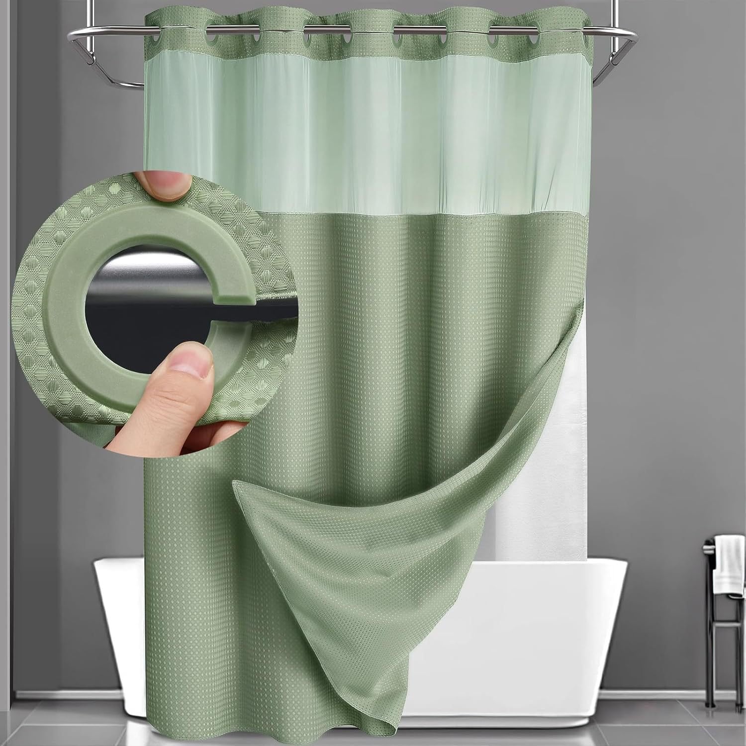 AquaShield™ — Halten Sie Ihr Badezimmer jeden Tag trocken, hell und schön