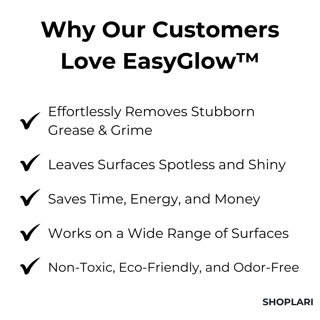 1+1 GRATIS | EasyGlow™ — Mühelose Reinigung, die Zeit und Energie spart
