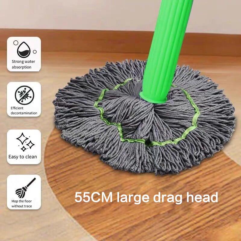 GlideSweep™ 2-in-1 Trockentuchmopp – Mühelos strahlende Böden ohne Rückenschmerzen