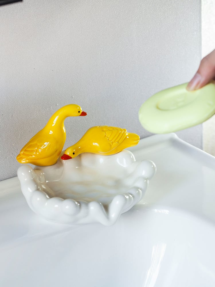 AquaQuack™ Seifenhalter — Seife doppelt so lange frisch halten mit verspieltem Charme