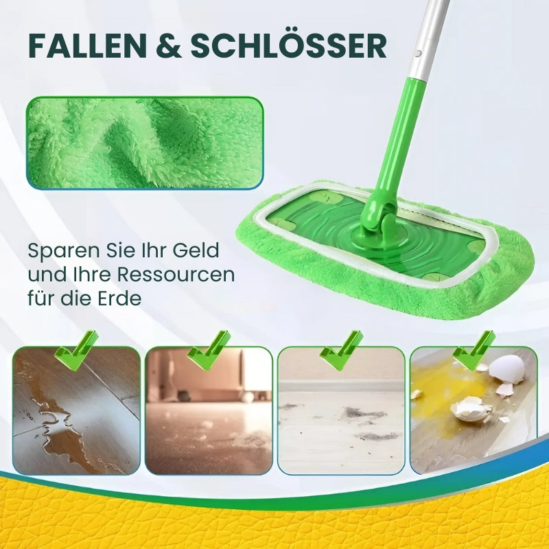 2+2 Gratis | Wiederverwendbare Mopps für Swiffer Sweeper™ - Dauerhafte Reinigungskraft