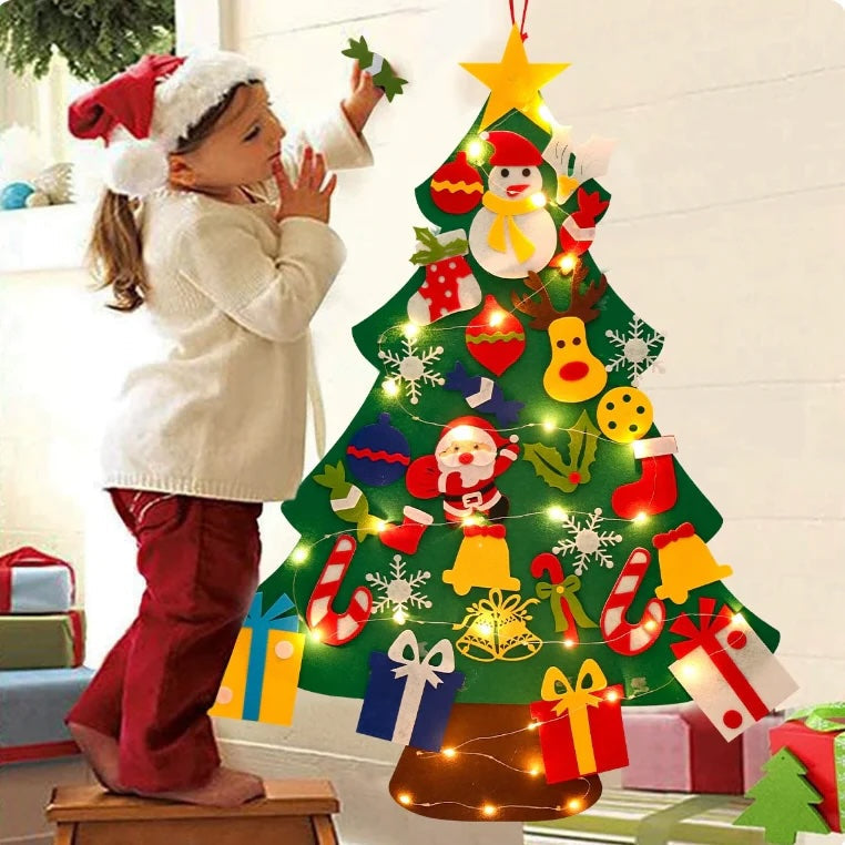 FestiTree™ - Selbstgestaltbarer Weihnachtsbaum für magischen Kinder-Spaß