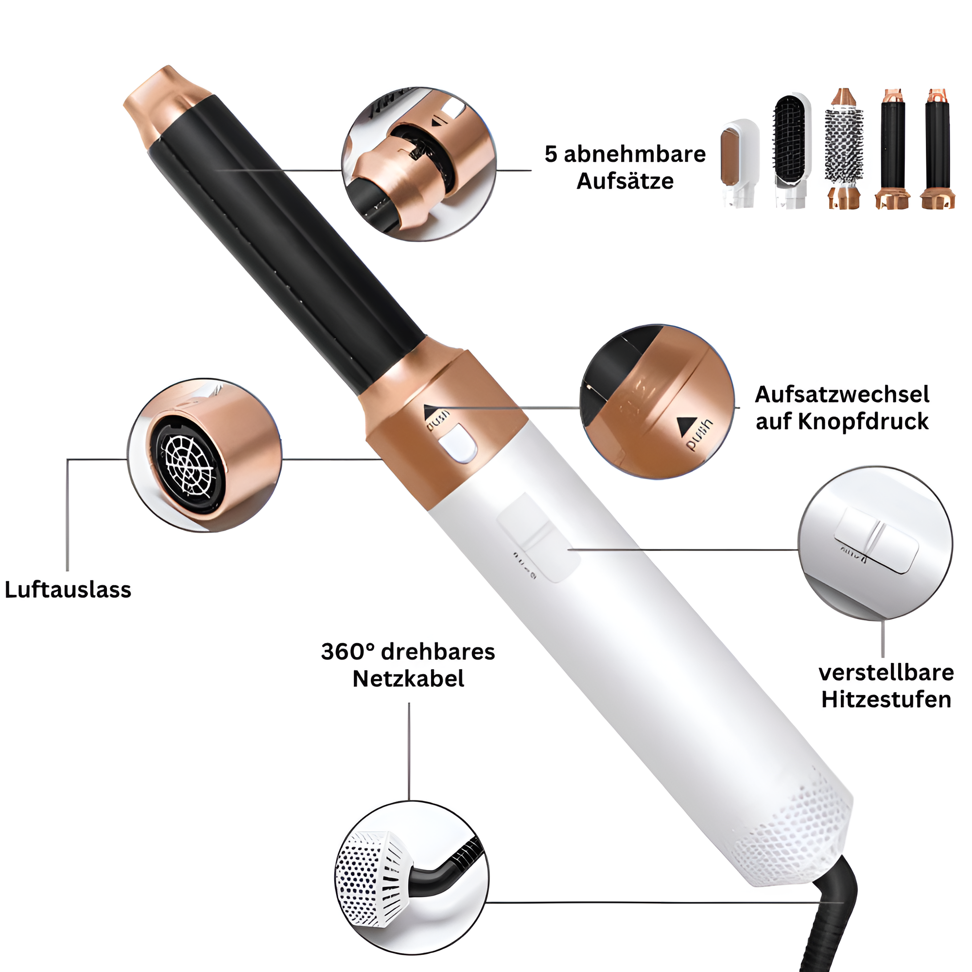 Air Pro™ | Föhnen, Glätten, Locken - Alles in einem