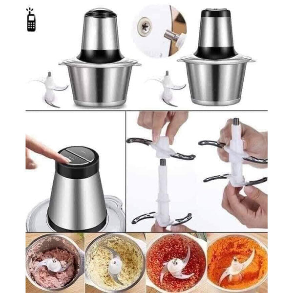 BlendFast™ - Große 2-Liter-Elektro-Küchenmaschine und Mixer