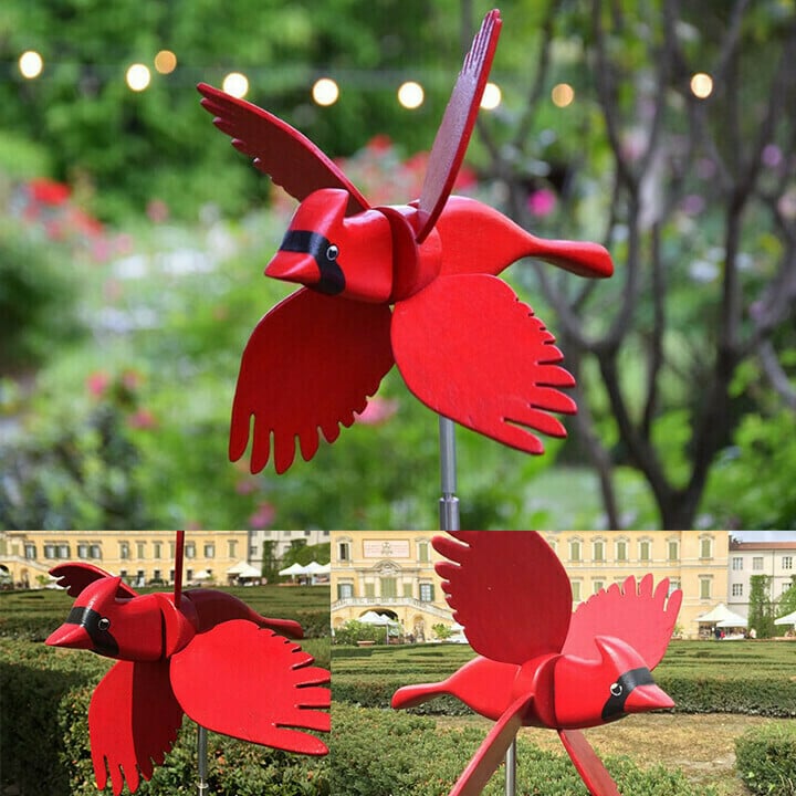 BreezeBird™ — Verwandle Deinen Garten in einen bunten Vogelfänger mit faszinierenden Wirbeln