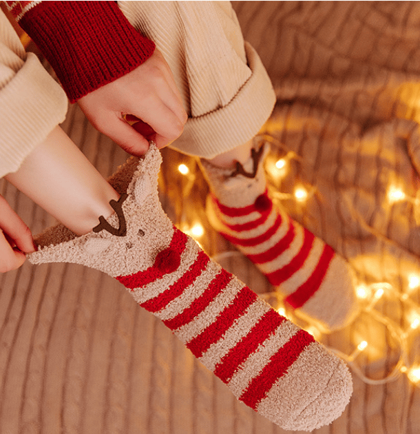 1+1 GRATIS | Frostine™ Stylische Socken für kuschelige Wintertage!