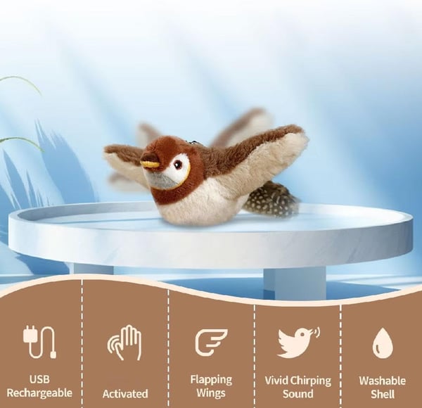 Chirp™ - Interaktives Vogelzwitscherndes Katzenspielzeug