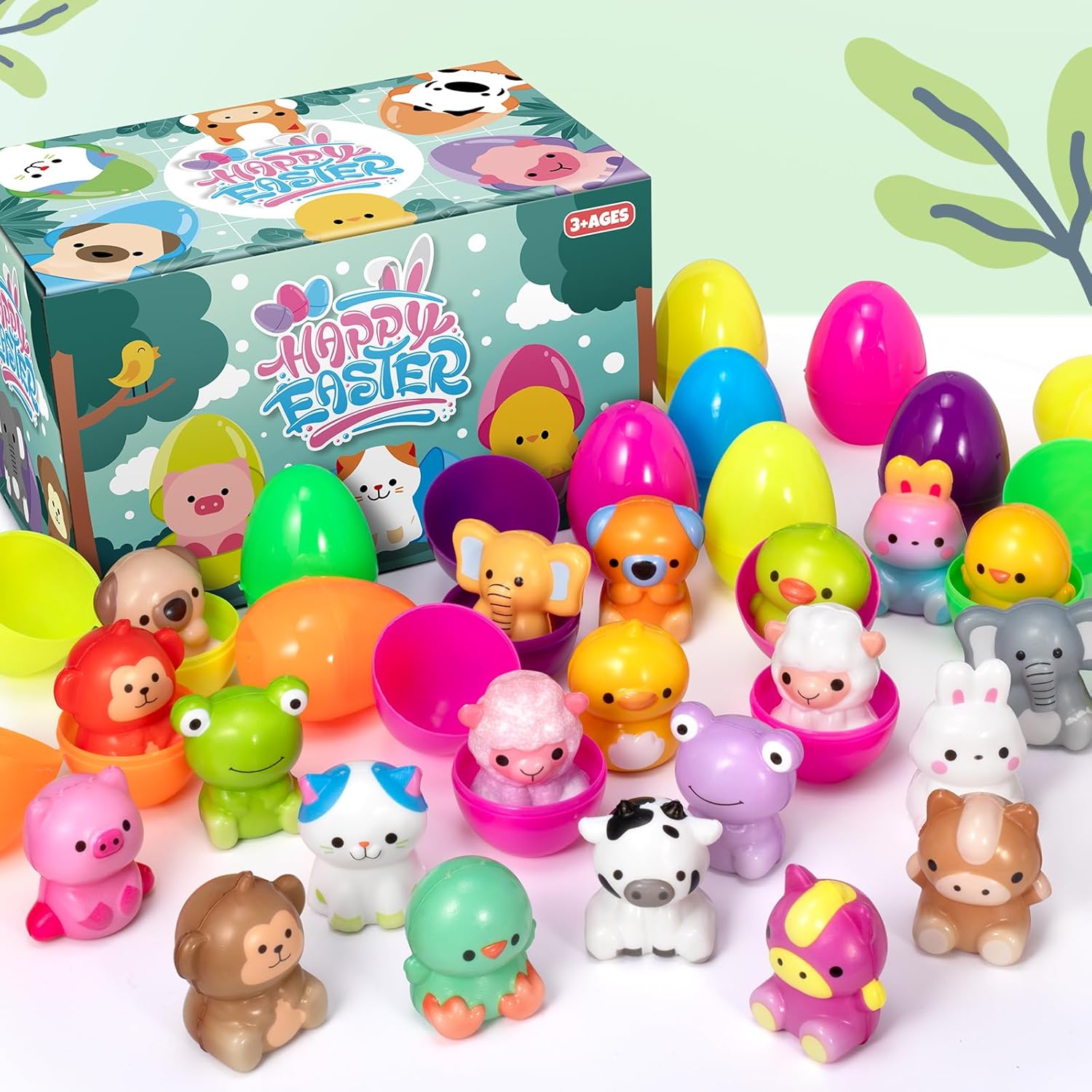 EggSquish™ - Squishy-Tierchen in bunten Überraschungseiern!