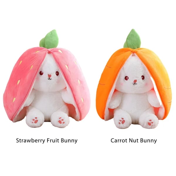Fruchtpuppe Plüschtier™ - 2-in-1 Kuscheltier für grenzenlose Freude und Fantasie!
