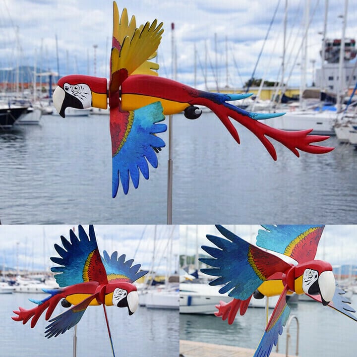 BreezeBird™ — Verwandle Deinen Garten in einen bunten Vogelfänger mit faszinierenden Wirbeln