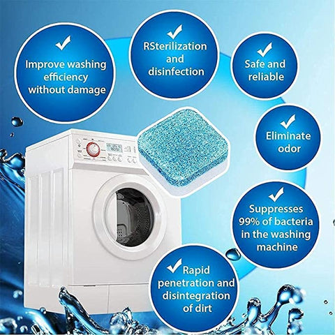 6+6 GRATIS | CleanTab™ Waschmaschinen-Tiefenreiniger-Tablette