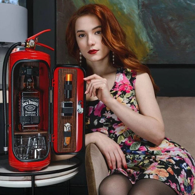 FireBar™ - Die außergewöhnliche Mini-Bar im Feuerlöscher-Look!