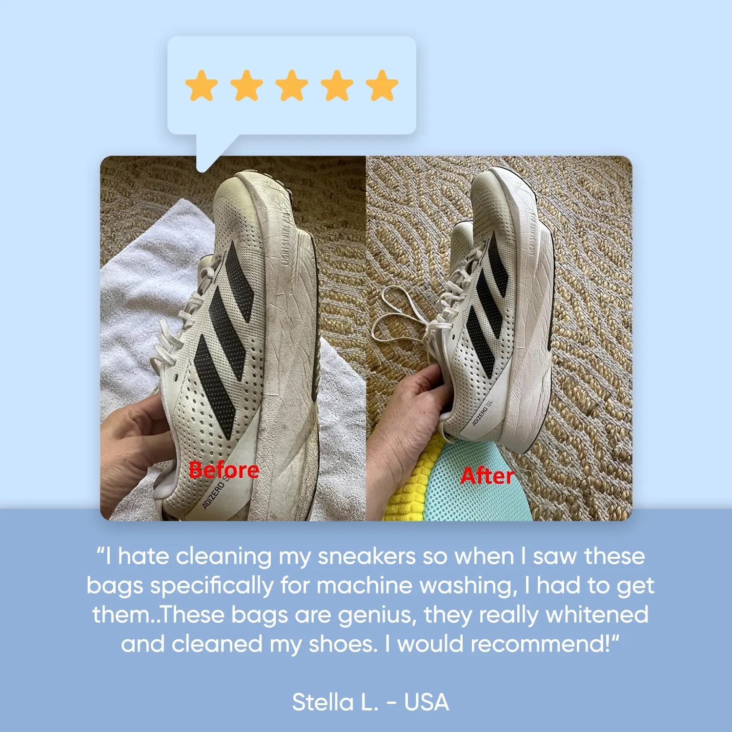 CleanBag™ - Für saubere Schuhe und eine geschützte Waschmaschine!