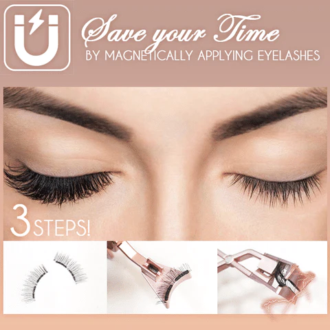 1+1 Gratis | QuickLash™ Wunderschönes Makeup Wiederverwendbares magnetisches Wimpernset