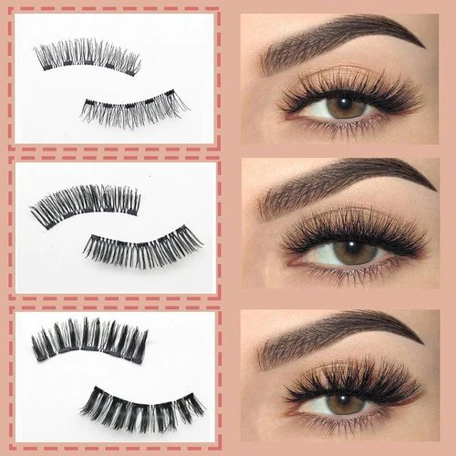 1+1 Gratis | QuickLash™ Wunderschönes Makeup Wiederverwendbares magnetisches Wimpernset
