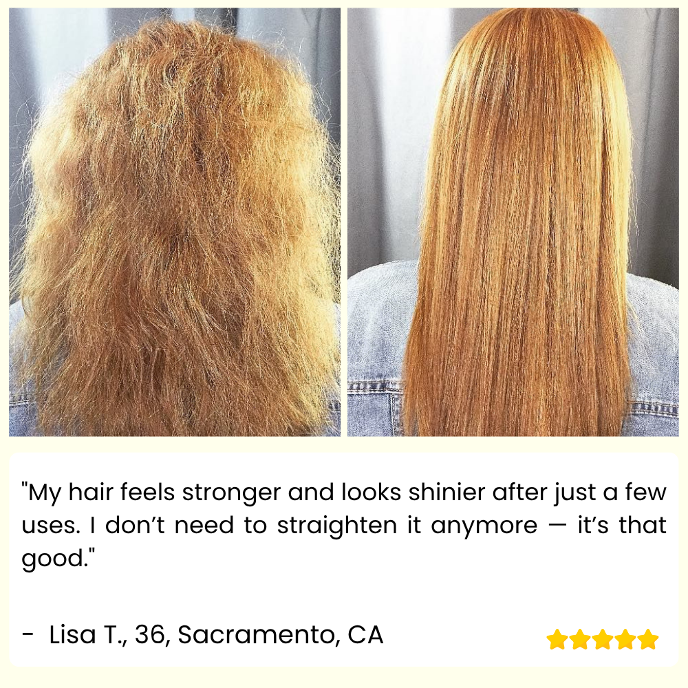 1+1 GRATIS | SilkNova™ — Verwandle Wildes Frizz in Sofort Seidiges, Auffälliges Haar