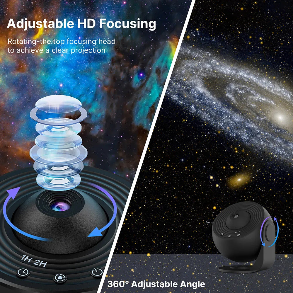 CosmoDreamer™ | 12-in-1-Sternen- und Galaxienprojektor: Universum erleben