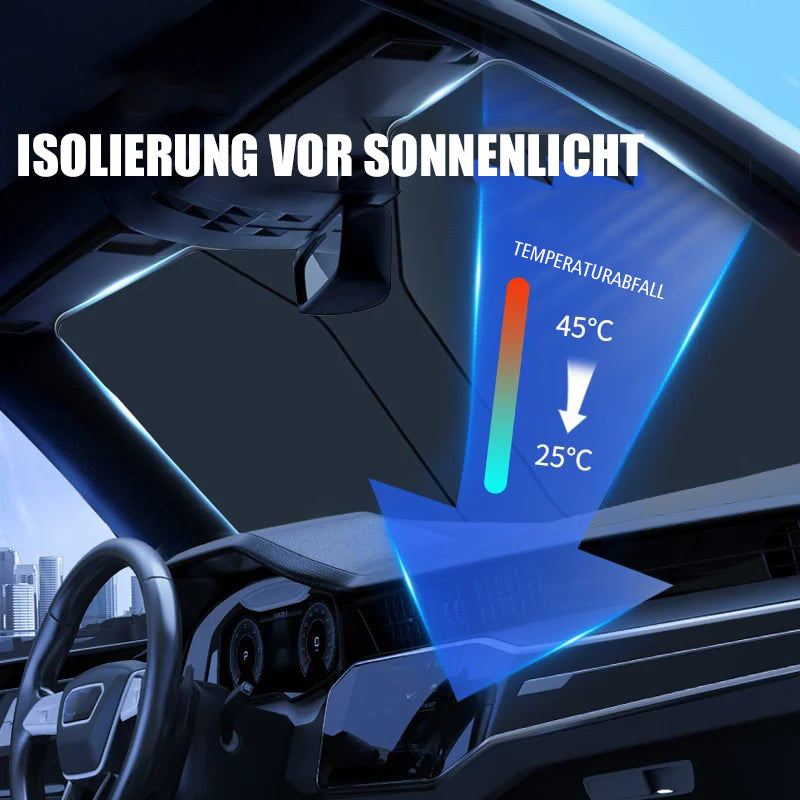1+1 GRATIS | SunShield Pro™ Windschutzscheiben-Sonnenschutz, faltbarer Sonnenschutz