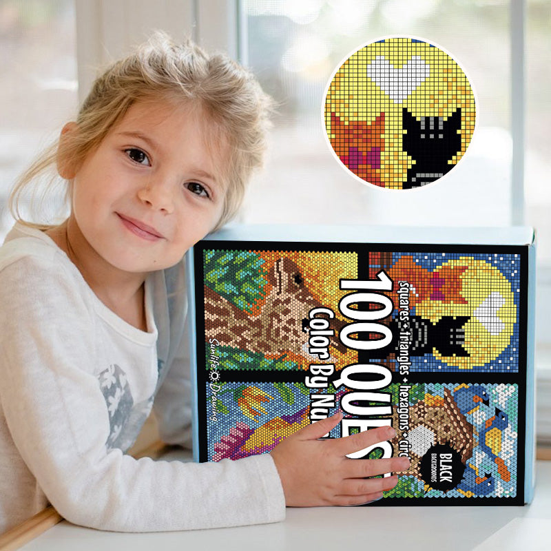 ColorQuest™ – 100 Quest Färbung Aktivität Buch