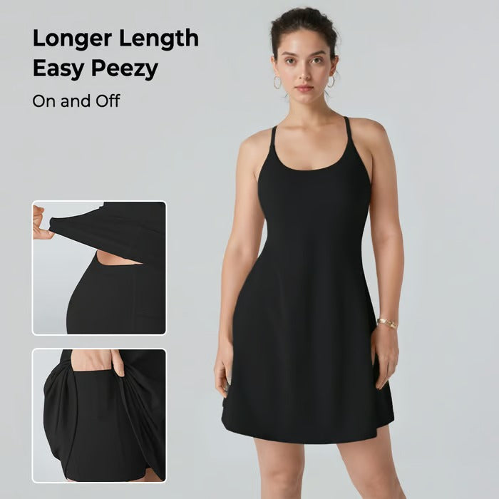 VelaFlow™ Kleid — Bewegungsfreiheit, den ganzen Tag makellos aussehen
