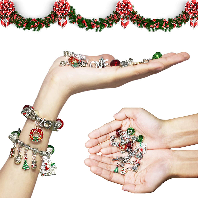 Adventella™ - DIY 24 Tage Weihnachts-Countdown-Kalender-Armbandset
