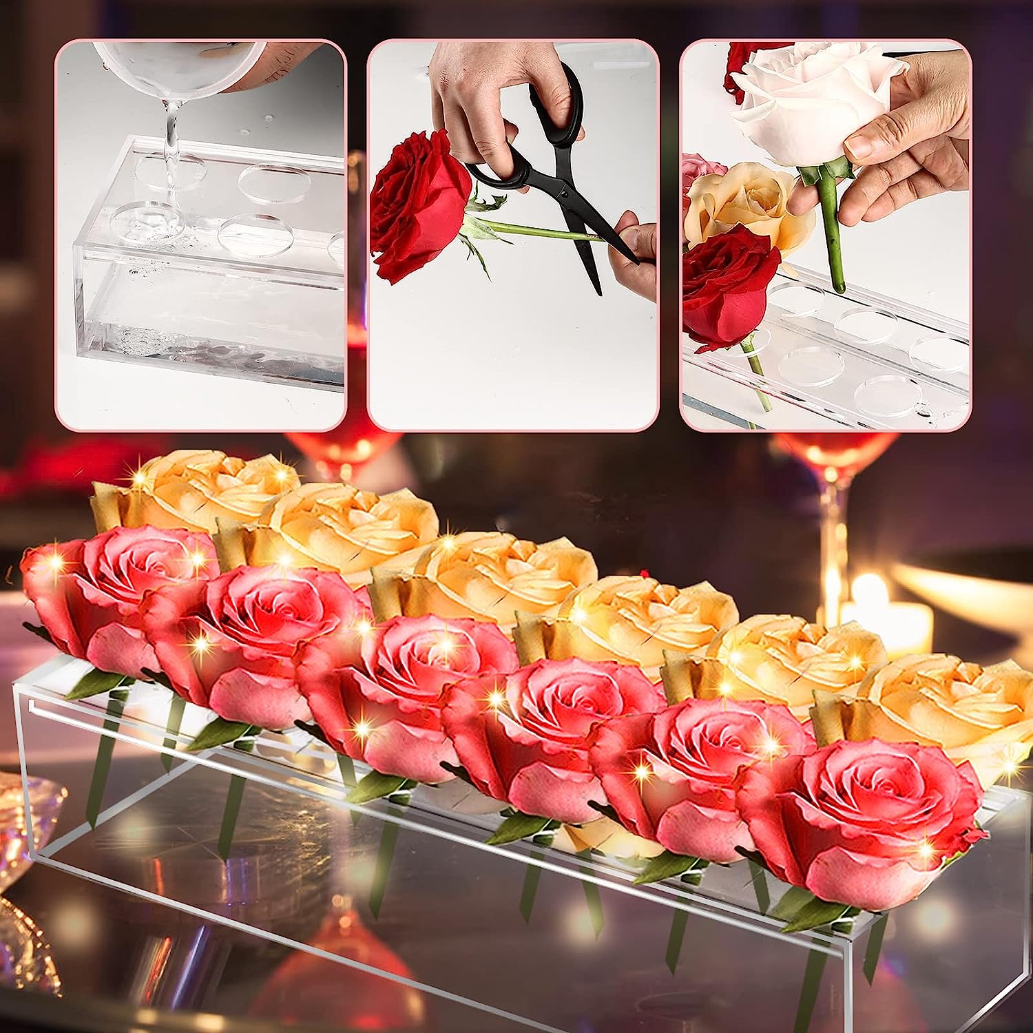 AcriVase™ - Die perfekte Vase für kreative Blumenarrangements!