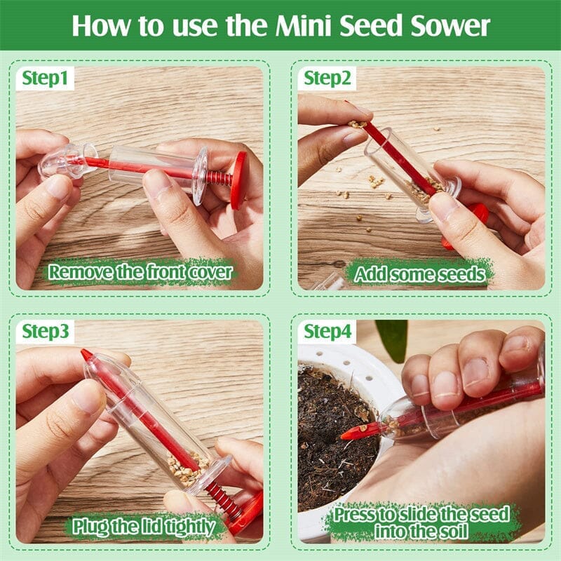 1+1 Gratis | EcoSeeder™ — Perfekte Gärten mühelos mit präzisem Säen gestalten
