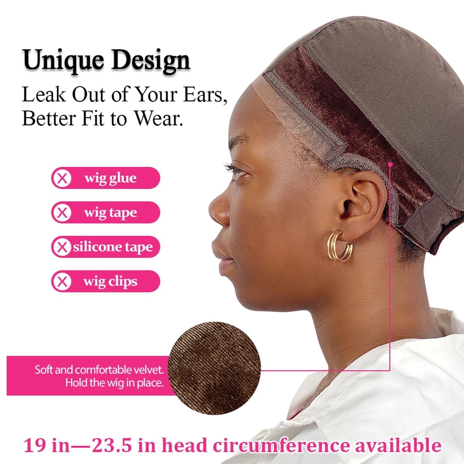 1+1 GRATIS | Invisible Grip Cap™ — Sichern Sie Ihren Stil den ganzen Tag mit federleichtem Komfort