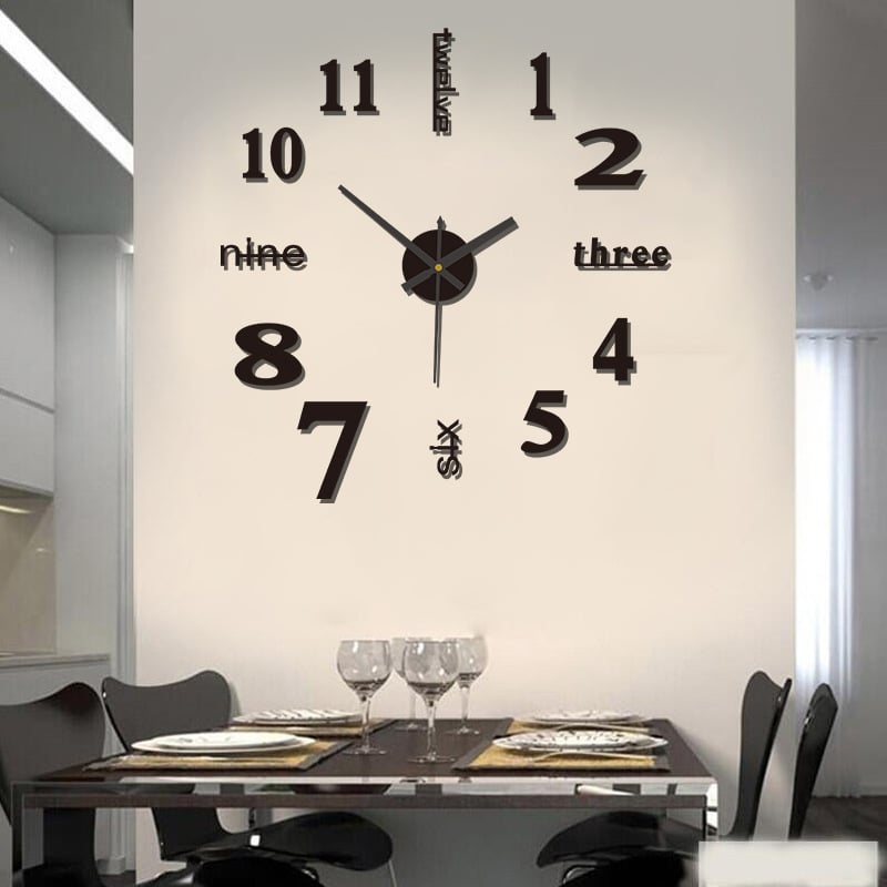 LucentAura™ 3D Wanduhr – Verwandeln Sie Ihr Zimmer mit stiller Eleganz und faszinierender Tiefe