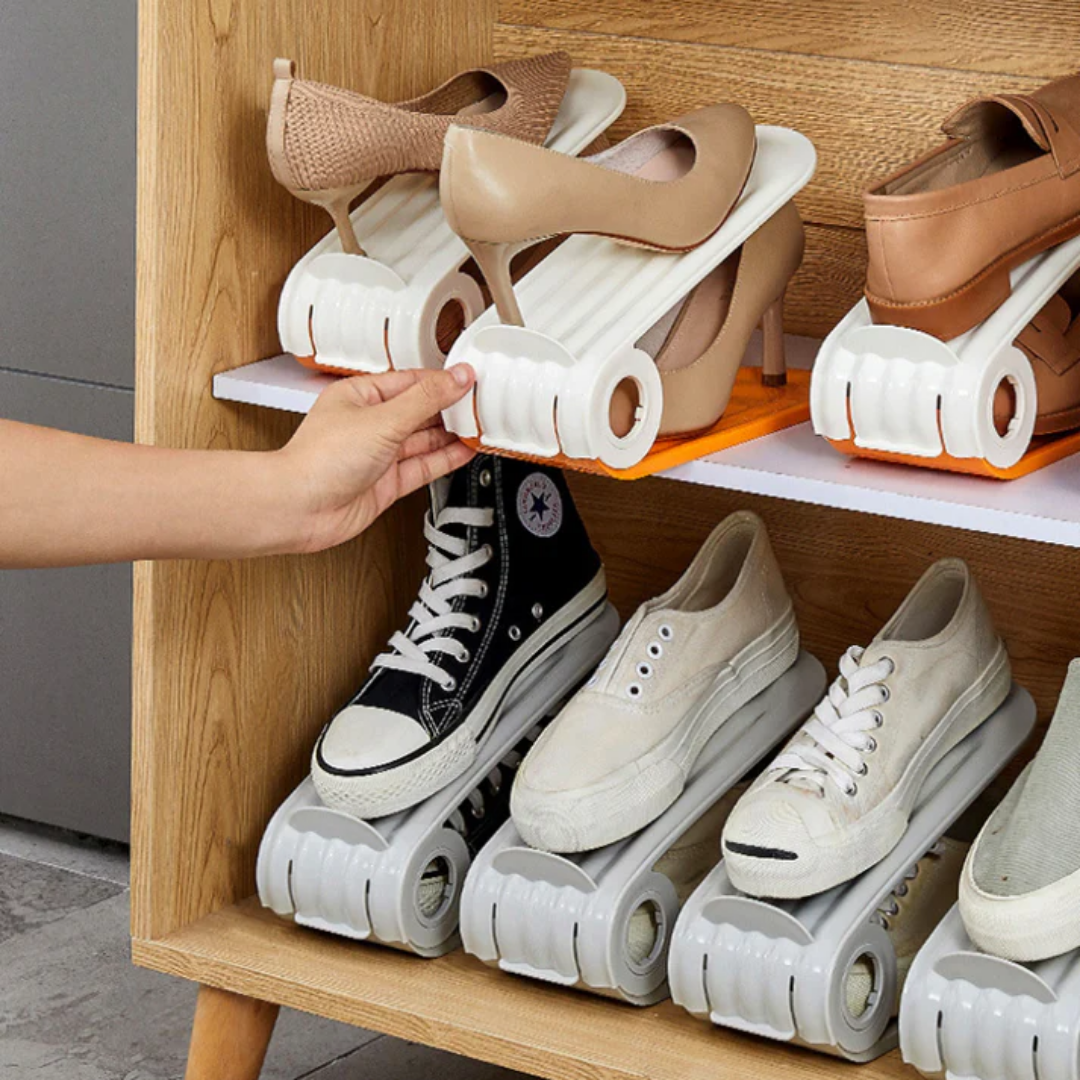 2+2 GRATIS | Stacker™ - Doppellagiges Schuhregal