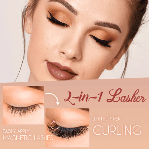 1+1 Gratis | QuickLash™ Wunderschönes Makeup Wiederverwendbares magnetisches Wimpernset