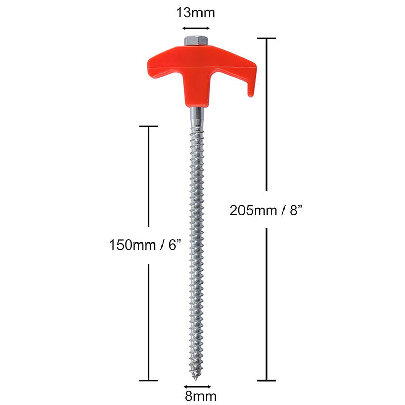 4+4 GRATIS | TwistPegs™ - Sichern Sie Ihr Zelt schnell