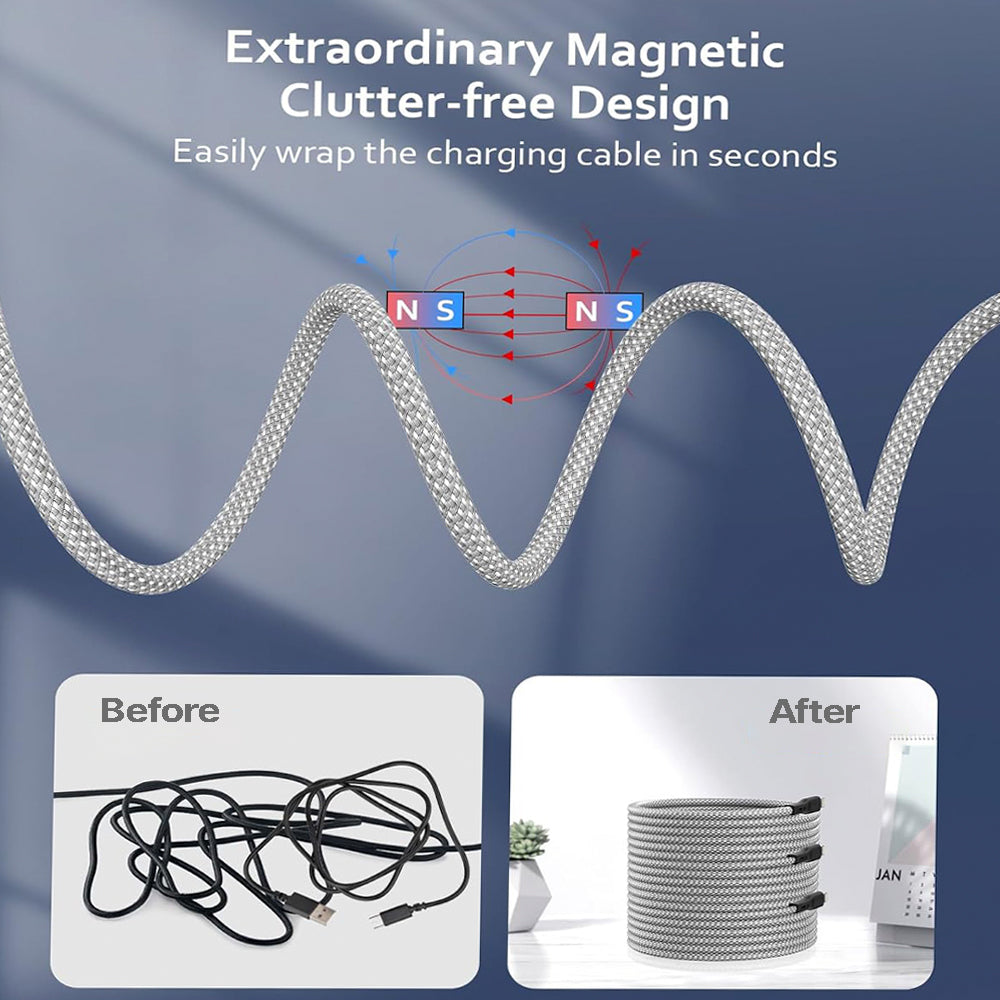 1+1 GRATIS | Magcable™ Magnetisches Anti-Tangle-Kabel
