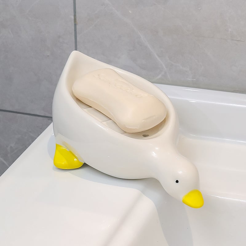 AquaQuack™ Seifenhalter — Seife doppelt so lange frisch halten mit verspieltem Charme