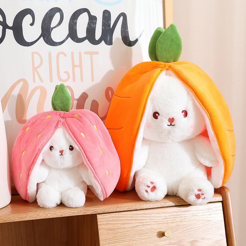 Fruchtpuppe Plüschtier™ - 2-in-1 Kuscheltier für grenzenlose Freude und Fantasie!