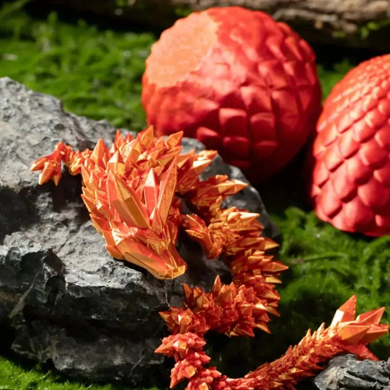 CrystalDragon™ - Dein interaktiver Drache für Spiel und Dekoration!