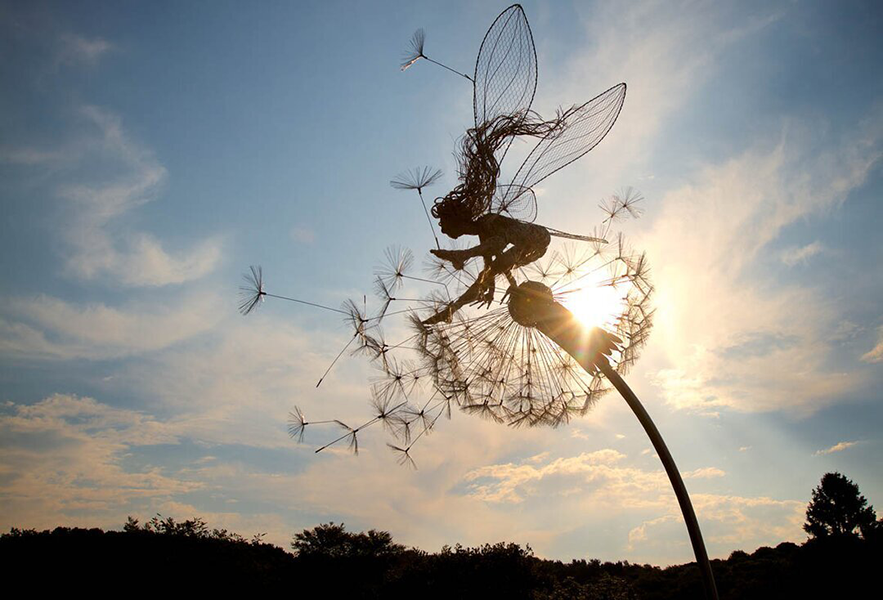 Celestara™ Feenskulptur – Schaffen Sie sofort eine harmonische Atmosphäre im Freien