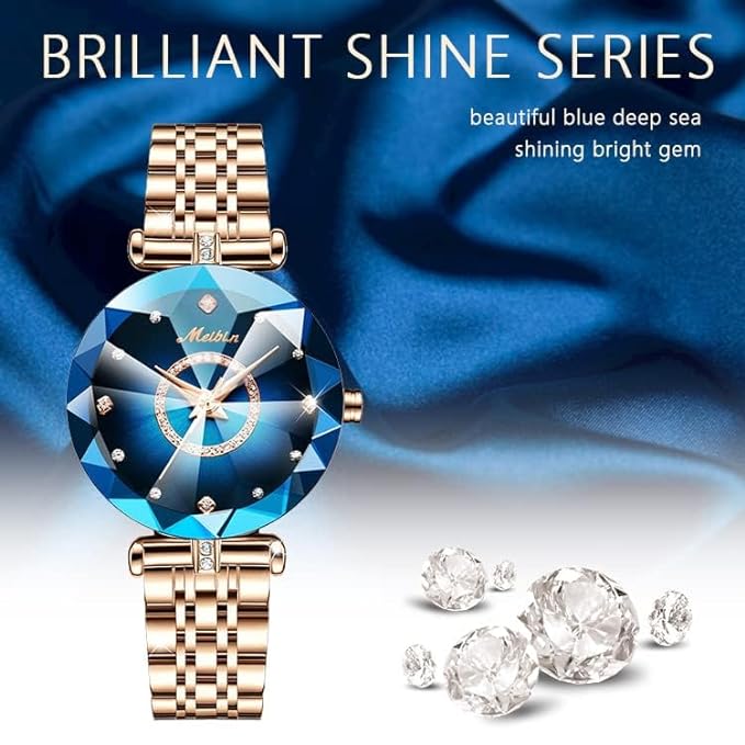 CrystalWristwatch™ - Diamant-Blumenuhr