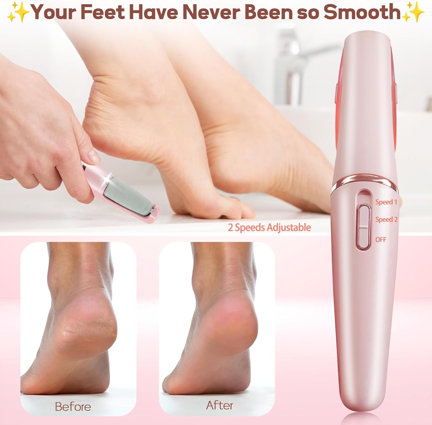 GlideDerm™ — Enthülle seidenglattere Füße und Selbstvertrauen bei jedem Schritt
