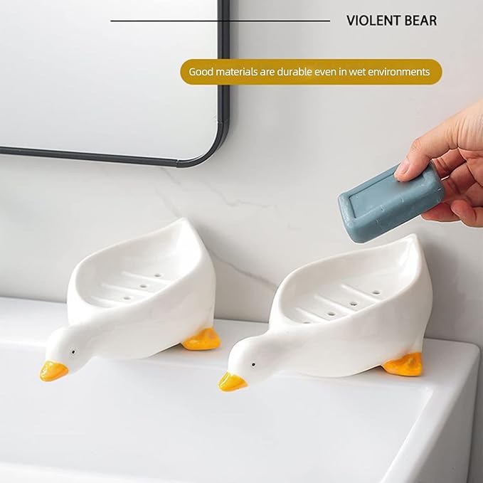 AquaQuack™ Seifenhalter — Seife doppelt so lange frisch halten mit verspieltem Charme