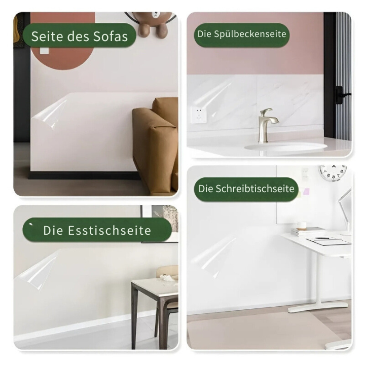 ClearGuard™ — Wände makellos und geschützt halten, ohne einen Finger zu rühren