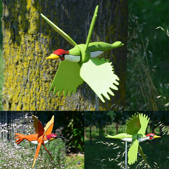 BreezeBird™ — Verwandle Deinen Garten in einen bunten Vogelfänger mit faszinierenden Wirbeln
