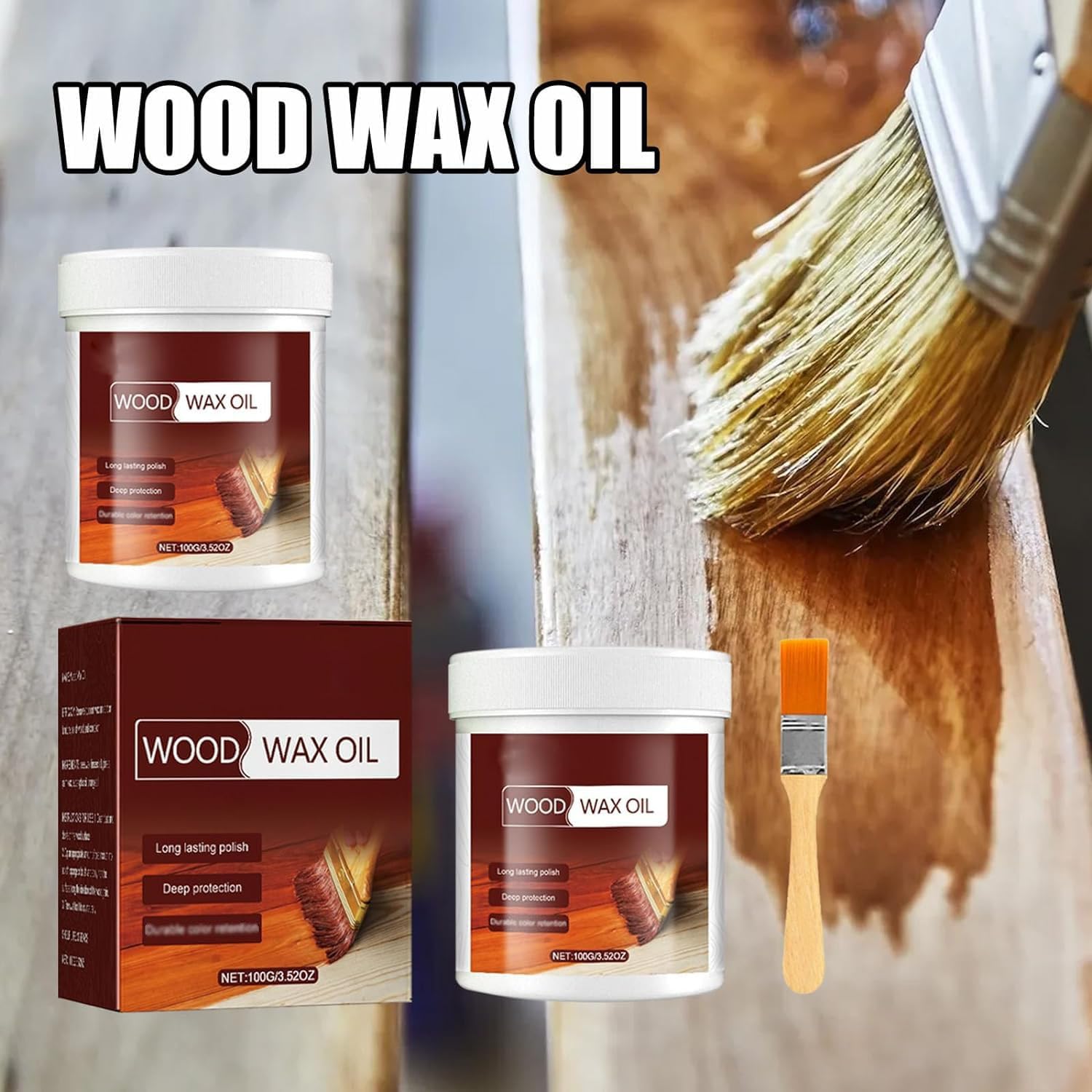 1+1 GRATIS | Wood Wax Oil™ — Schützen Sie Ihr Holz mit strahlender, lang anhaltender Schönheit