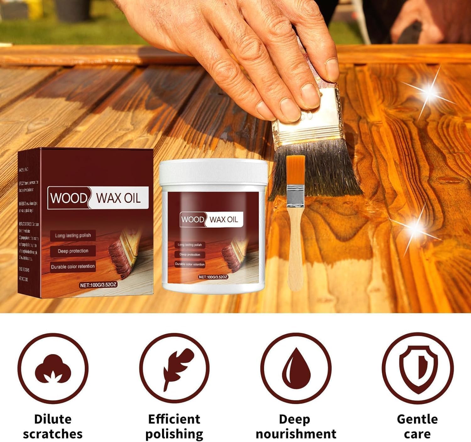 1+1 GRATIS | Wood Wax Oil™ — Schützen Sie Ihr Holz mit strahlender, lang anhaltender Schönheit
