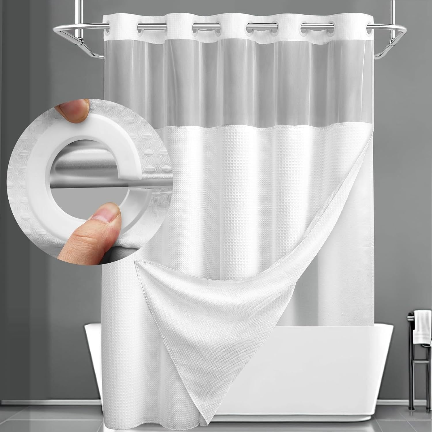 AquaShield™ — Halten Sie Ihr Badezimmer jeden Tag trocken, hell und schön