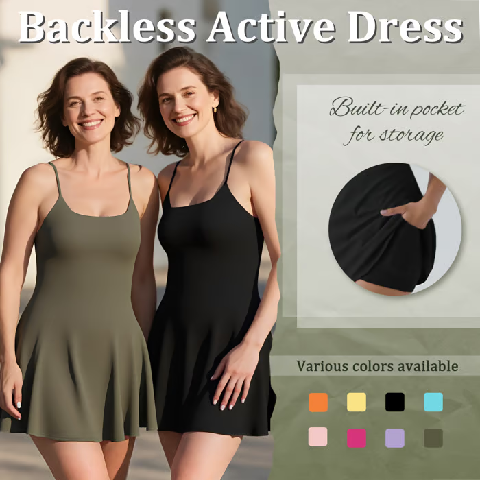 VelaFlow™ Kleid — Bewegungsfreiheit, den ganzen Tag makellos aussehen